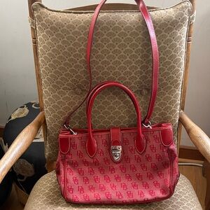 Dooney & Bourke Red Logo Shoulder Bag